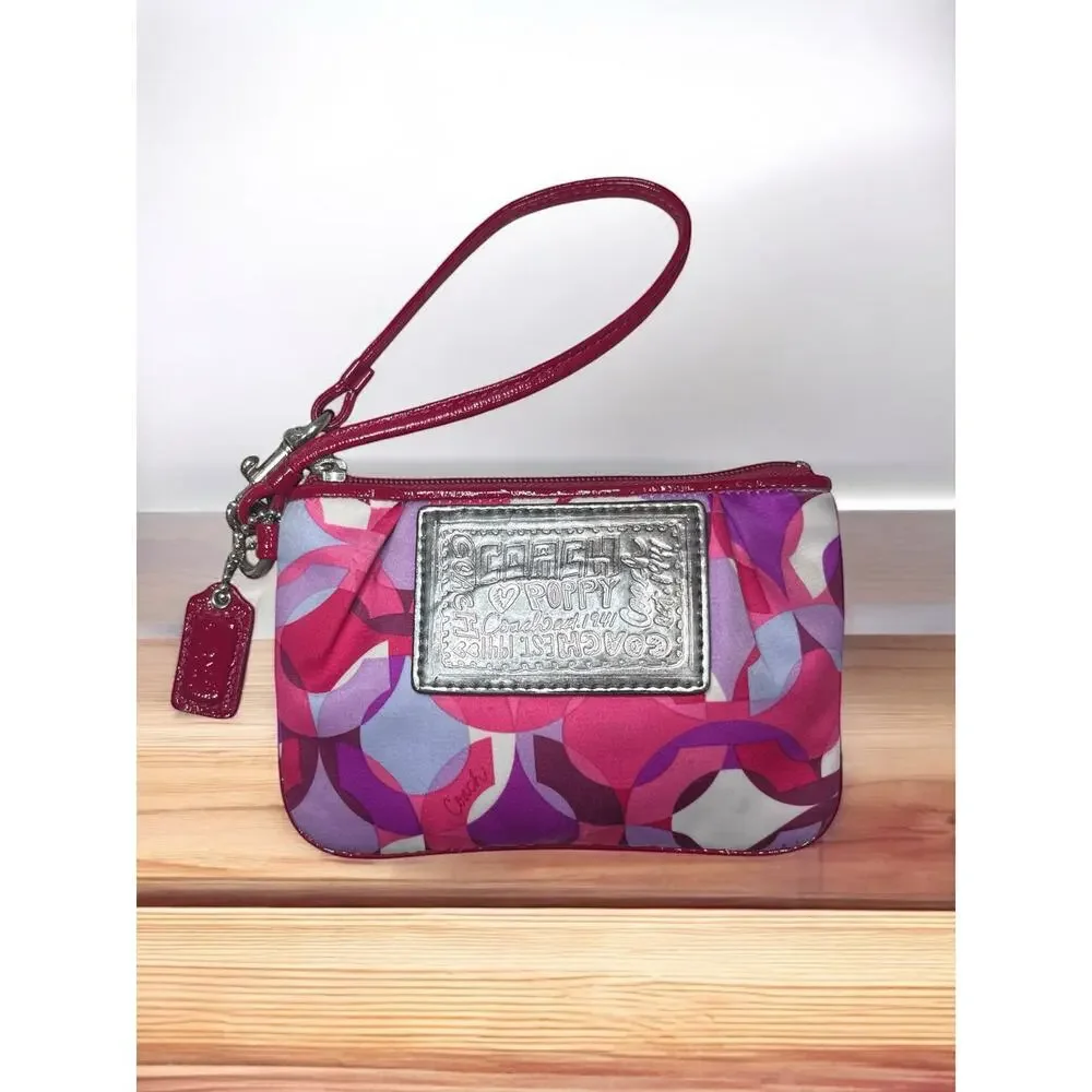 Y2K Coach 14747 Poppy Kaleidoscope Glam Tote/Crossbody/Wristlet Set